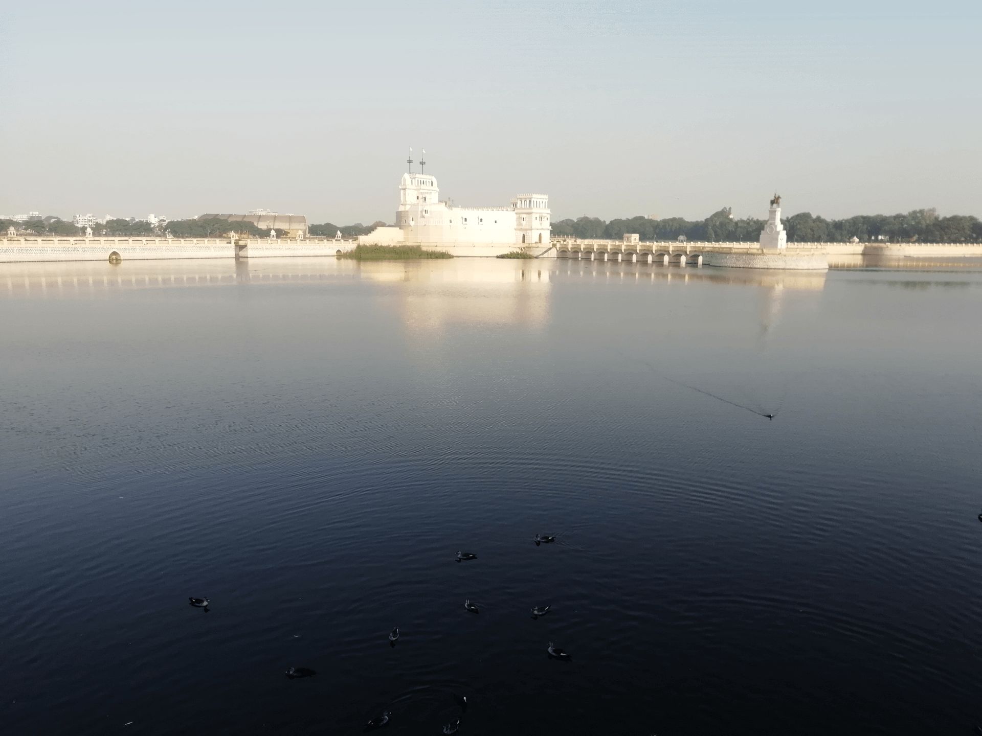 Lakhota Lake and palace in Jamnagar